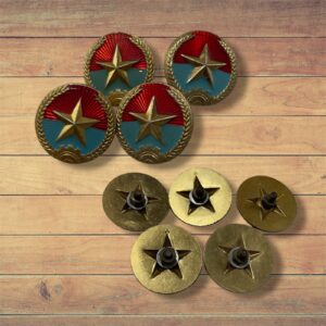 Viet Cong Sun Helmet Badge (Original)